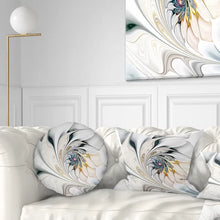 Load image into Gallery viewer, Stained Glass Floral Lumbar Pillow
