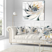 Load image into Gallery viewer, Stained Glass Floral Lumbar Pillow
