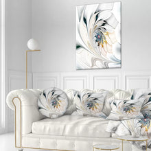 Load image into Gallery viewer, Stained Glass Floral Lumbar Pillow

