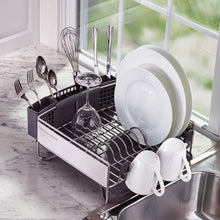 Load image into Gallery viewer, Stainless Steel Compact Dish Rack
