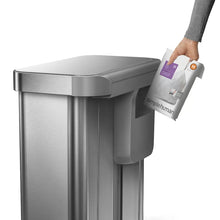 Load image into Gallery viewer, Stainless Steel Step on Multi-Compartments Trash &amp; Recycling Bin
