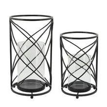 Load image into Gallery viewer, 13&quot; H x 7.25&quot; W x 7.25&quot; D Stainless Steel Tabletop Hurricane
