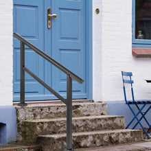 Load image into Gallery viewer, Stair Railing Kit Aluminum Handrail Flexible Outdoor Deck Hand Rail, 2-3 Steps (35" H x 36" W x 5.3" D)
