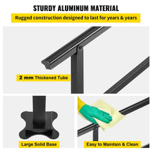 Load image into Gallery viewer, Stair Railing Kit Aluminum Handrail Flexible Outdoor Deck Hand Rail, 2-3 Steps (35" H x 36" W x 5.3" D)
