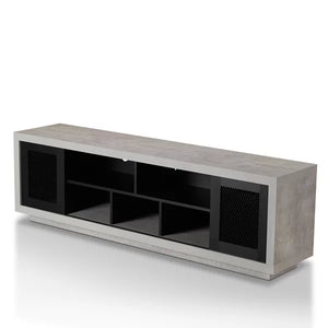 Black Stallman TV Stand for TVs up to 78"