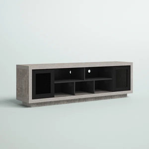 Black Stallman TV Stand for TVs up to 78"