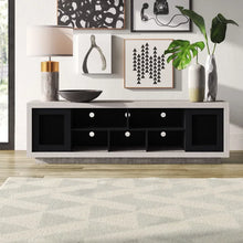 Load image into Gallery viewer, Black Stallman TV Stand for TVs up to 78&quot;
