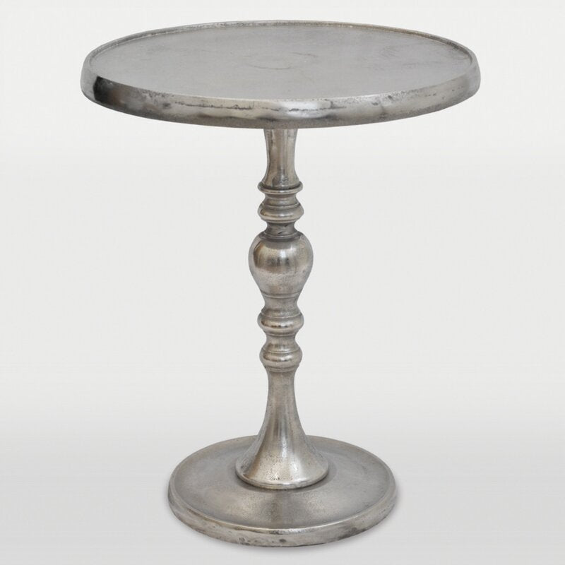 Stamper Pedestal End Table