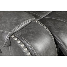 Load image into Gallery viewer, Stampley 89.37&quot; Wide Faux Leather Square Arm Reclining Sofa SB1770

