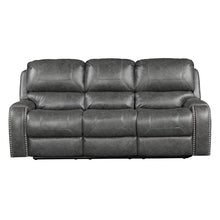 Load image into Gallery viewer, Stampley 89.37&quot; Wide Faux Leather Square Arm Reclining Sofa SB1792
