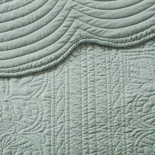 Load image into Gallery viewer, Stancil Reversible Coverlet Set King/Cali. King, Seafoam #2128HW
