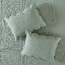 Load image into Gallery viewer, Stancil Reversible Coverlet Set King/Cali. King, Seafoam #2128HW
