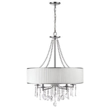 Load image into Gallery viewer, Chrome Abel 5 - Light Unique / Statement Drum Chandelier (SB502)
