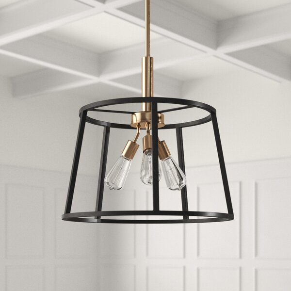 Brielle 3 - Light Unique / Statement Geometric Chandelier MRM1091