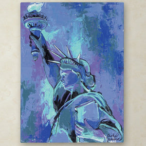 32" H x 24" W x 2" D Statue Of Liberty 2 by Richard Wallich - Print on Canvas 3005AH