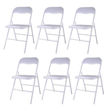 Load image into Gallery viewer, 29.92&#39;&#39; H X 17.32&#39;&#39; W X 18.89&#39;&#39; D Steel Stackable Folding Chair (Set of 6)
