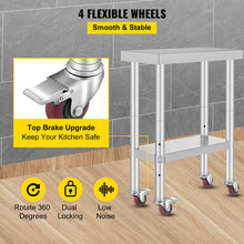 Load image into Gallery viewer, 31.5&quot; H x 24&quot; W x 12&quot; D Steel Work Table With Undershelf
