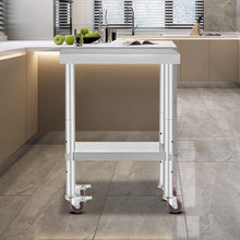 Load image into Gallery viewer, 31.5&quot; H x 24&quot; W x 12&quot; D Steel Work Table With Undershelf

