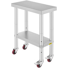 Load image into Gallery viewer, 31.5&quot; H x 24&quot; W x 12&quot; D Steel Work Table With Undershelf
