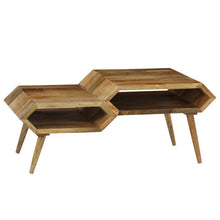 Load image into Gallery viewer, 17.72&#39;&#39; H x 40.94&#39;&#39; L x 19.69&#39;&#39; D Steelville Solid Wood 4 Legs Coffee Table with Storage
