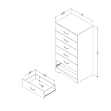 Load image into Gallery viewer, Step One 6 Drawer 26&#39;&#39; W Lingerie Chest MRM4348
