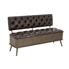 Load image into Gallery viewer, 31&#39;&#39; H x 54&#39;&#39; W x 19&#39;&#39; D Stephanie Faux Leather Storage Bench

