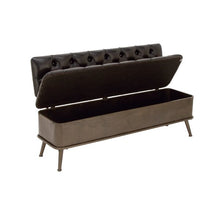 Load image into Gallery viewer, 31&#39;&#39; H x 54&#39;&#39; W x 19&#39;&#39; D Stephanie Faux Leather Storage Bench
