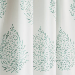 Stephany Floral Room Darkening Thermal Rod Pocket Curtain Panels (Set of 2) #CR1100