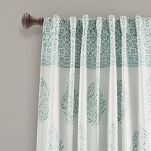 Load image into Gallery viewer, Stephany Floral Room Darkening Thermal Rod Pocket Curtain Panels (Set of 2) #CR1100
