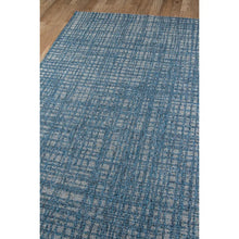 Load image into Gallery viewer, Steppe Abstract Indoor / Outdoor Area Rug in Navy Blue 2&#39; x 3&#39;
