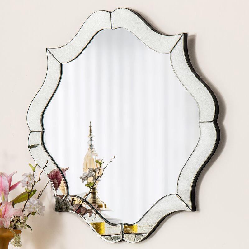 Stewartsville Glam Beveled Wall Mirror