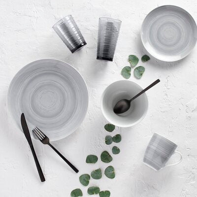 Stone 16 Piece Dinnerware Set, Service for 4 - 722CE