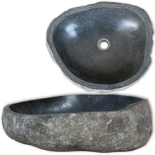 Load image into Gallery viewer, Stone Oval Vessel Bathroom Sink 7231
