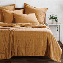 Load image into Gallery viewer, Stonewashed Cotton Canvas Coverlet, 1PC - Terracotta - King
