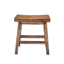 Load image into Gallery viewer, 20&quot; Durango Industrial Wood Dining Stool Dark Brown, #6303
