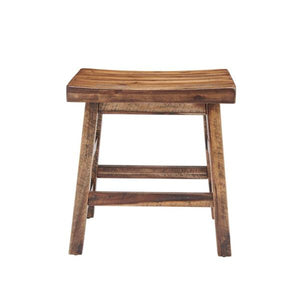 20" Durango Industrial Wood Dining Stool Dark Brown, #6303