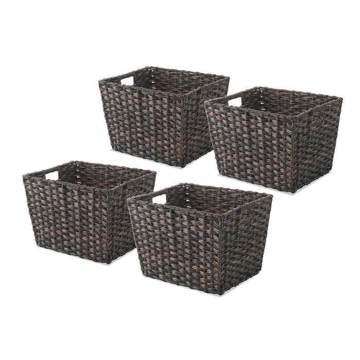 Storage Plastic Driftwood Basket - set of 4 (61MM)