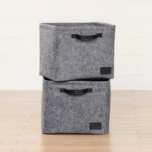 Load image into Gallery viewer, Gray Storit Storage Fabric Bin Set - Set of 2 (GL10)
