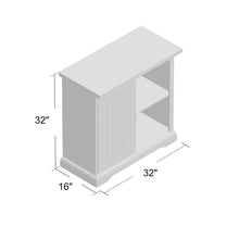 Load image into Gallery viewer, Brushed White Stotfold 32&#39;&#39; Wide Server, MRM2957
