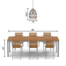Load image into Gallery viewer, Stoutland 1 - Light Single Teardrop Pendant 1389AH

