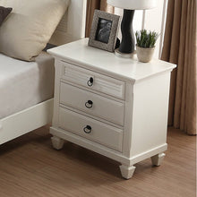 Load image into Gallery viewer, Stratford 3 - Drawer Solid Wood Nightstand in White 1932AH
