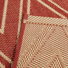 Load image into Gallery viewer, Stratford Geometric Indoor / Outdoor Area Rug in Red
