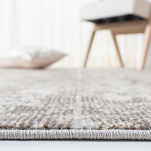 Load image into Gallery viewer, Stratton Power Loom Performance Light Gray/Beige Rug 4&#39; square
