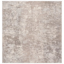 Load image into Gallery viewer, Stratton Power Loom Performance Light Gray/Beige Rug 4&#39; square
