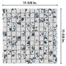 Load image into Gallery viewer, Strawberry Fields 0.9&quot; x 0.9&quot; Porcelain Grid Mosaic Wall &amp; Floor Tile (2 BOXES)
