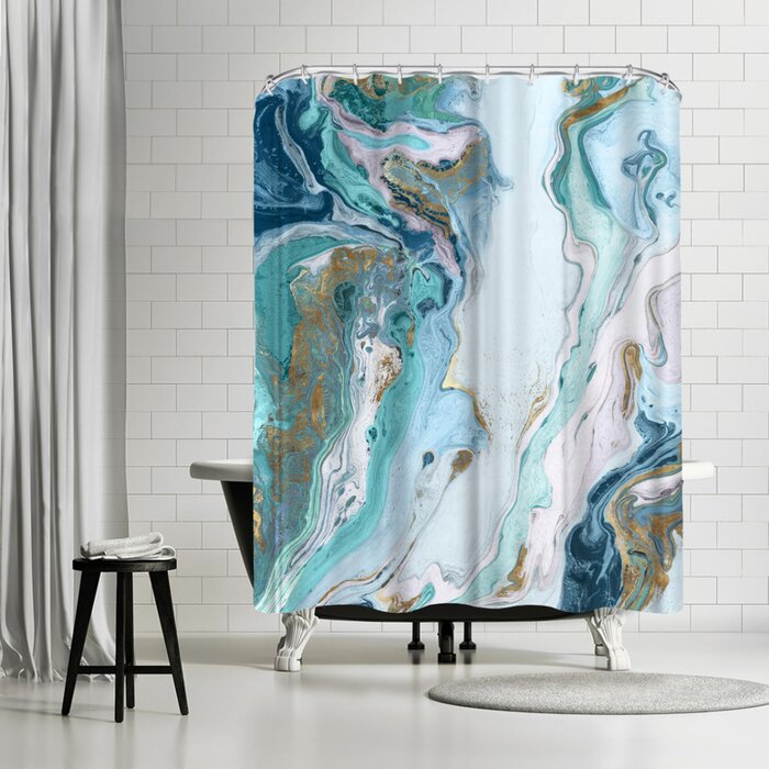 Strayer PI Creative Art Single Shower Curtain