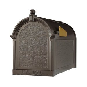 Streetside Post Mounted Mailbox in Black #9951