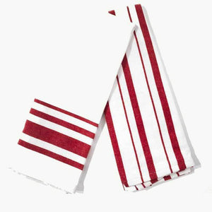 Striped Cotton Tea Towel (Set of 2) GL959
