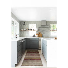 Load image into Gallery viewer, Striped Kilim Striped Handmade Handwoven Wool Area Rug in Beige 2&#39;3&quot; x 8&quot;
