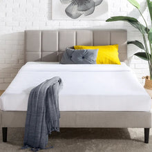 Load image into Gallery viewer, Queen Beige Suhavi Tufted Upholstered Low Profile Platform Bed
